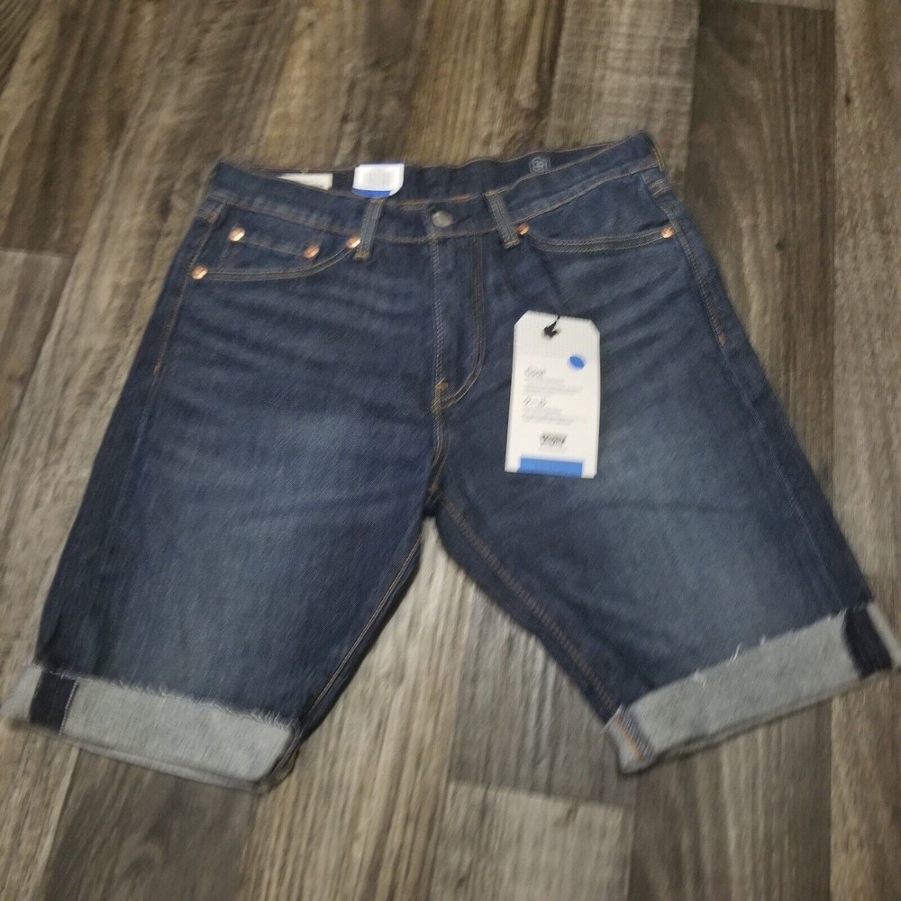 Levis 505 Regular Cropped Medium Wash Denim Jeans Women Waist 30